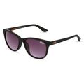 Superdry LIZZIE Damen-Sonnenbrille Vollrand Panto Kunststoff-Gestell, schwarz