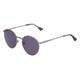 Hackett HE 1147 Unisex-Sonnenbrille Vollrand Rund Metall-Gestell, silber