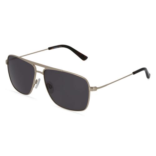 Rodenstock R 1428 Herren-Sonnenbrille Vollrand Eckig Metall-Gestell, silber