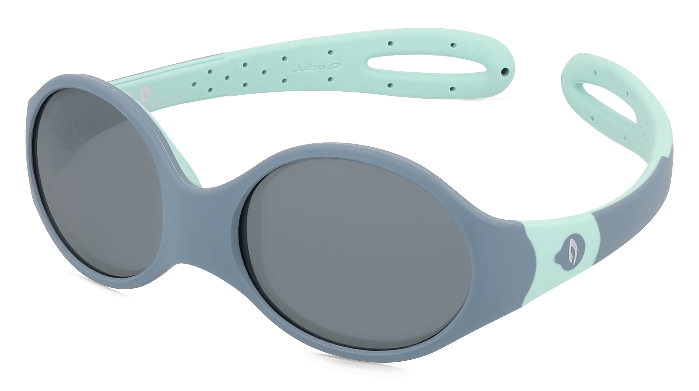 Julbo LOOP J511 Kinder-Sonnenbrille Vollrand Rund Kunststoff-Gestell, grau