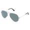 Ray-Ban RB 3025 AVIATOR Unisex-Sonnenbrille Vollrand Pilot Metall-Gestell, silber