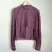 Anthropologie Tops | Anthropologie Blink Brand Lace Top | Color: Purple | Size: Xs