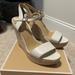 Michael Kors Shoes | Michael Kors White Wedges | Color: White | Size: 11