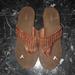 American Eagle Outfitters Shoes | American Eagle Wedge Sandals | Color: Brown | Size: 8.5