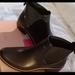 Kate Spade Shoes | Kate Spade Black Rubber Chelsea Boot With Bow | Color: Black | Size: 9