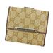 Gucci Bags | Gucci Wallet Purse G Logos Beige Brown Woman Unisex Authentic Used | Color: Brown/Tan | Size: Width:12 Cm Height: 10.5 Cm Depth: 1.5 Cm