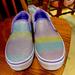 Vans Shoes | Adorable And Sparkly Vans!! Size 7 Womens Sneaker. Practically Brand New!! | Color: Purple | Size: 7