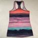 Lululemon Athletica Tops | Lululemon Cool Racerback Sunset Print Tank Top Size 8 | Color: Tan | Size: 8