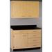 Stevens ID Systems Suites Classroom Cabinet w/ Doors Wood in Gray/White/Brown | 84 H x 36 W x 24 D in | Wayfair 84502 F36-10-027