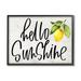 Stupell Industries Hello Sunshine Expression Soft Country Lemon Branch - Textual Art Canvas in Yellow | 16 H x 20 W x 1.5 D in | Wayfair