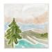 Stupell Industries Tree Forest Landscape Abstract Lake Mountain Range Wood in Brown | 12 H x 12 W x 0.5 D in | Wayfair ae-529_wd_12x12