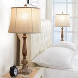Three Posts™ Labombard 27.5" Buffet Lamp Set Linen in Brown | 27.5 H x 14 W x 14 D in | Wayfair 72CE8463F9D447D38690FC660F953959
