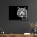 Latitude Run® 'Bengal White Tiger' Framed Print Wall Art By Nauzet Baez Paper in Black/Green/White | 8 H x 12 W x 1 D in | Wayfair