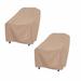 Eider & Ivory™ Basics Water Resistant Patio Chair Cover in Brown, Size 31.0 H x 34.0 W x 33.0 D in | Wayfair BE44C381AD154D6EA6E37FA5F0EC2641