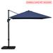 Willa Arlo™ Interiors Hirsch 10 Ft Square Patio Umbrella Offset Cantilever Outdoor Umbrella Aluminum Market Hanging Umbrellas w/ 360° Rotation Device | Wayfair