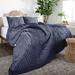 Corrigan Studio® Eunson Microfiber Comforter Set Polyester/Polyfill/Microfiber in Blue | Twin Comforter + 1 Standard Sham | Wayfair