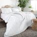 Corrigan Studio® Eunson Microfiber Comforter Set Polyester/Polyfill/Microfiber in White | Queen Comforter + 2 Standard Shams | Wayfair