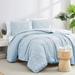 Red Barrel Studio® Tayquan Microfiber Comforter Polyester/Polyfill/Microfiber in Blue | King Comforter + 2 King Shams | Wayfair