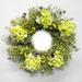 Primrue Hydrangea Abundance Wreath Wood/Twig in Brown/Green/Indigo | 22 H x 22 W x 5 D in | Wayfair 55F4F58835644E719CDBED3DBF1B68F2