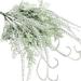 Primrue 14" Artificial Frosted Fern Leaf Bush Plastic | 14 H x 10 W x 10 D in | Wayfair E204000DF0D54FAA9A3FC5288F6119CF