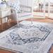 Blue/Navy 90 x 63 x 0.35 in Area Rug - Wade Logan® Arora Washable 210 Area Rug In Beige/Navy Polyester | 90 H x 63 W x 0.35 D in | Wayfair