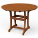 YardCraft Stella Bar Outdoor Table Plastic in Brown | 54 H x 54 W x 54 D in | Wayfair PBT54-C