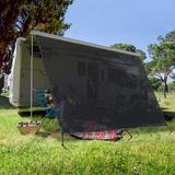 Yescom RV Dome Side Awning in Black | 72 H x 120 W x 0.1 D in | Wayfair 07CSA004-6X10NET-06