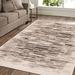 Brown 108 x 84 x 0.31 in Area Rug - Scout Contemporary Modern Distressed Abstract Indoor Area Rug By Haus & Home, | Wayfair 7X9RUG-CLVR-CH