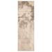 Gray 96 x 31 x 0.31 in Area Rug - Haus & Home Onyx Contemporary Modern Abstract Beige Grey Indoor Area Rug, | 96 H x 31 W x 0.31 D in | Wayfair