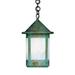 Arroyo Craftsman Berkeley 10 Inch Tall 1 Light Outdoor Hanging Lantern - BH-6-TN-BZ