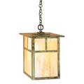 Arroyo Craftsman Mission 22 Inch Tall 1 Light Outdoor Hanging Lantern - MH-15E-AM-MB