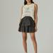 Lucky Brand Tiered Ruffle Mini Skirt - Women's Midi Skirts in Washed Black, Size 2XL