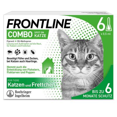 Frontline Combo Spot on Katze Lsg.z.Auft.a.Haut 6 St Einzeldosispipetten Image