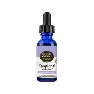 Earth Animal Natural Remedies Emotional Balance Liquid Homeopathic Calming Supplement for Dogs & Cats, 1-oz bottle