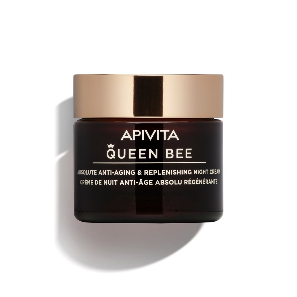 Apivita Queen Bee Crema Viso Notte Antietà Assoluta e Rimpolpante 50 m