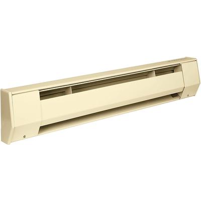 King Electric Baseboard Heater w/High Altitude Limit, 3' / 750-570W / 240-208V, Almond