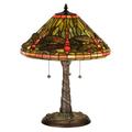 Meyda Lighting Tiffany Dragonfly 21 Inch Table Lamp - 27812