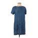 Tart Casual Dress - Shift: Blue Solid Dresses - Women's Size X-Small