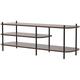 Nordlys - Meuble tv Industriel Design Rangement Bois Metal - Marron