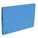Exacompta - Ref 47672E - Forever Collection - Document Wallets (Pack of 50) - 240 x 320mm in Size, Suitable for A4 Documents, 290gsm Premium Pressboard - Blue
