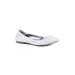 Wide Width Women's White Mountain Sunnyside Ii Ballet Flat by White Mountain in White Patent (Size 9 W)