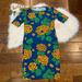 Lularoe Dresses | Lularoe Women's Dress Julia Pencil Dress Size Small Blue Yellow Green Floral New | Color: Blue/Yellow | Size: S