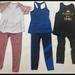 Lululemon Athletica Other | Bundle - 3 Workout Outfits, Lululemon, Gapfit & Soybu Leggings And 3 Tops | Color: Black/Blue | Size: Size Small And Xs