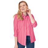 Blair Women's Fiesta Long-Sleeve Shirt - Pink - 2XL - Womens