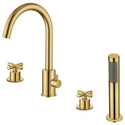 Randolph Morris Contemporary Roman Tub Faucet with Handshower RMJS28-BB