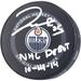 Darnell Nurse Edmonton Oilers Autographed 2021 Model Official Game Puck with ''NHL DEBUT 10-14-14'' Inscription