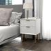 COZAYH Contemporary Spacious Drawer Nightstand Side Table, Modern Storage, Clean-Lined Transitional Style