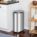 40L Soft-Close Stainless Steel Trash Can