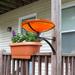 ACHLA 14" Crackle Glass Birdbath w/ Wall Bracket Glass in Orange | 11.75 H x 14 W x 17.25 D in | Wayfair CGB-14M-WM2