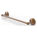 Allied Brass Prestige Monte Carlo Wall Mounted Towel Bar Metal in White/Brown | 36" | Wayfair PMC-41/36-BBR